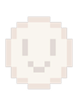Pixel decoration ghost