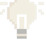 Pixel decoration lightbulb